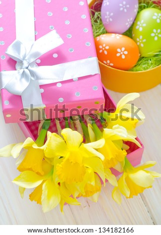yellow flowers in the box