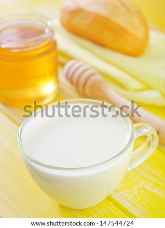 milk,honey and bread