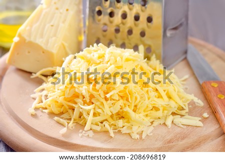 cheese on the board