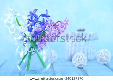 spring flowers in vase