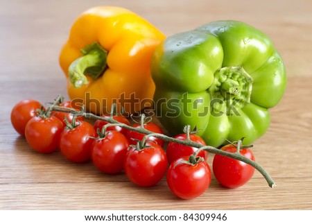 vegetables on table