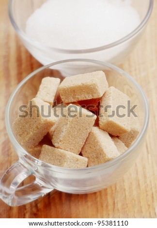 white sugar and reed sugar