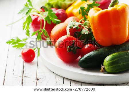 Concept of healthy and vegan eating , selective focus