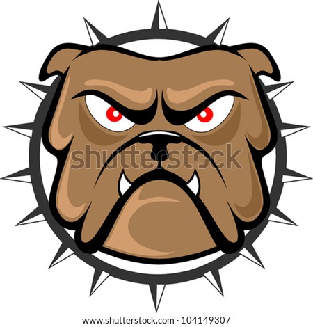 Bulldog Face Logo