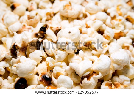 Bowl of popcorns for a movie night