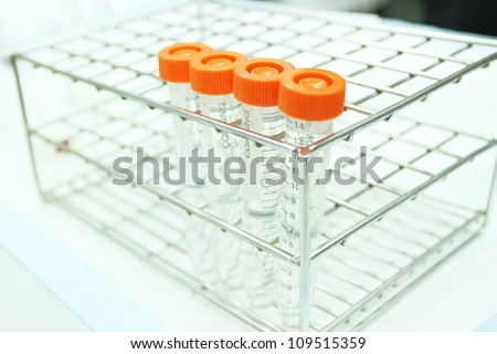 test tube, glass test tube equipment in laboratory