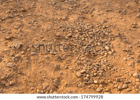 Dirt Texture, Dirt Texture With Small Rocks And Dust In Brown Colour