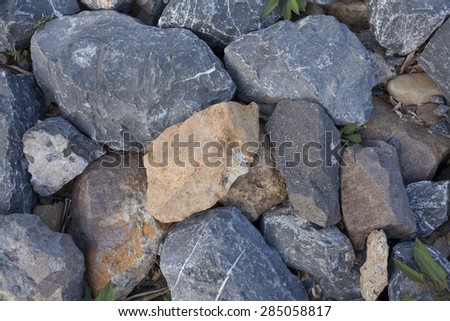 large rocks Large stone texture in blue shade colour showing strength