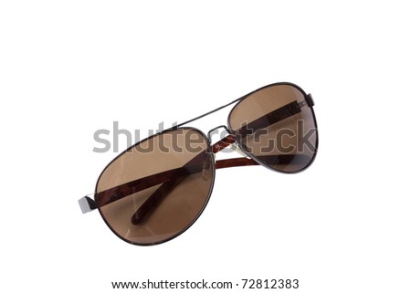Aviator Sunglasses Cartoon. Men aviator sunglasses