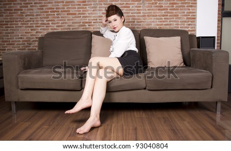 A Brown Couch