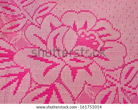 Cabbage rose fabric design
