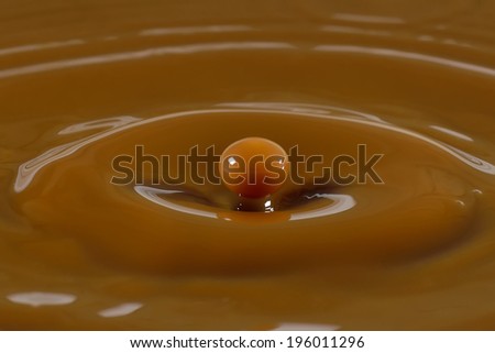 coffee drop or  liquid drop