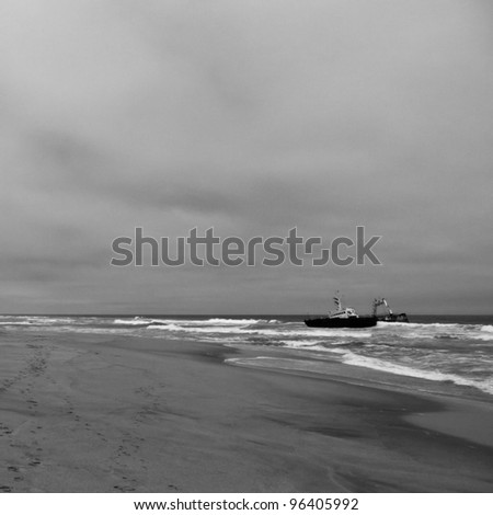 Shipwreck Skeleton Coast Namibia