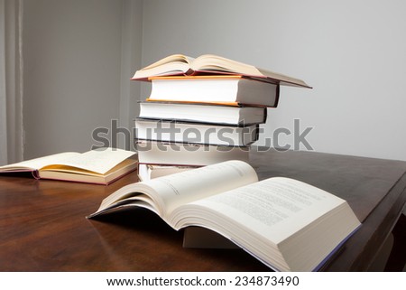 Stack of History Books