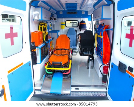 brand new ambulance for the hospital