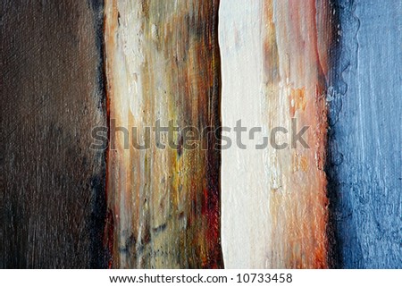 Abstract oil painting - Image is a section of an abstract painting created by me.