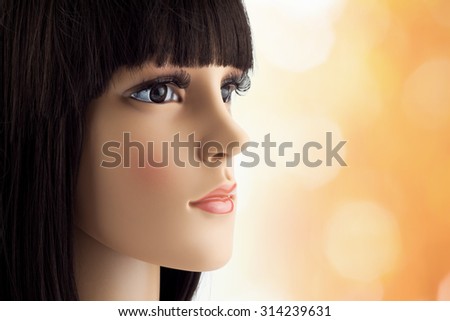 mannequin head fake with wig
