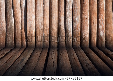 wooden floor and wall background