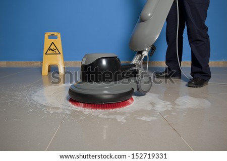 cleaning floor with machine cleaning floor with machine