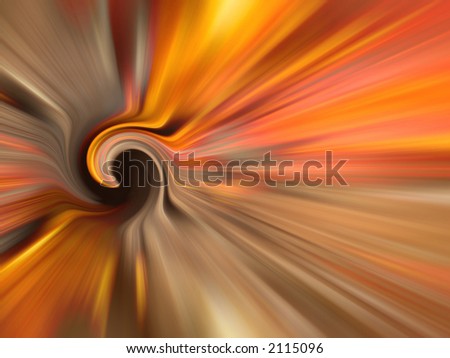 Abstract background with yellow and red lines in motion blur.