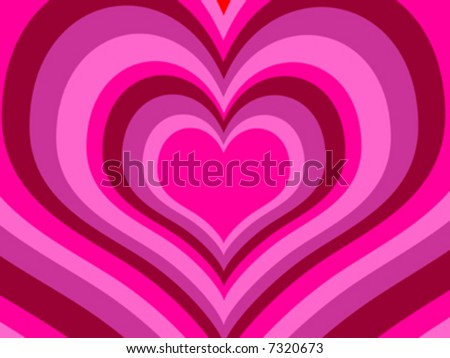 stock vector : rainbow hearts