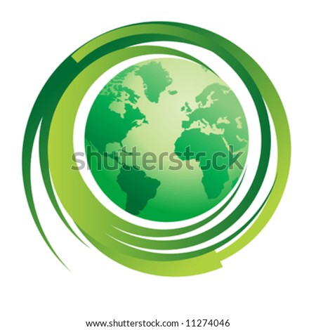 Environmental concept image...green world