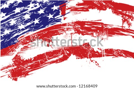 american flag background. stock vector : American flag