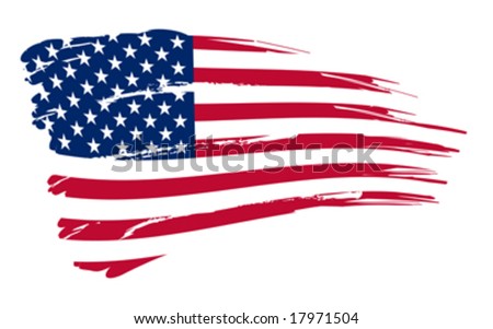old american flag wallpaper. stock vector : American flag