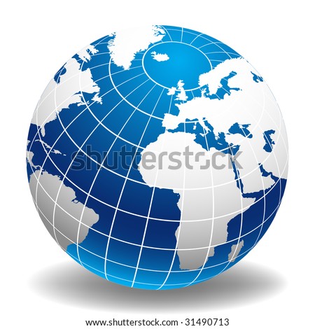 Globe Africa Vector