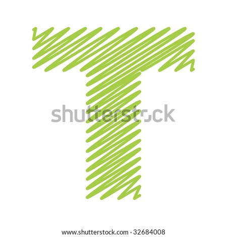 Logo Design Alphabet on Vector Sketch Design Alphabet Letter T   32684008   Shutterstock