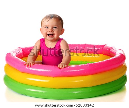 stock photo : A delighted baby