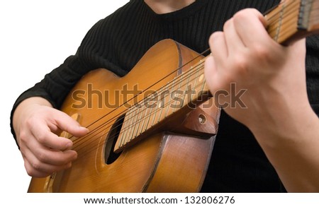 art music jazz guitar strings hand