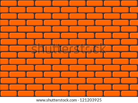 wall background - stock vector