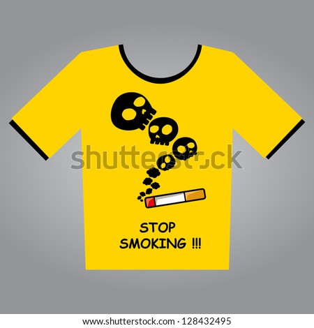 illustration of T-Shirt Design - stock vector