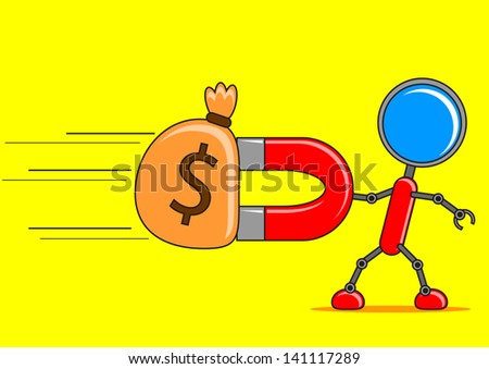 illustration vector graphic of search engine optimization - stock vector