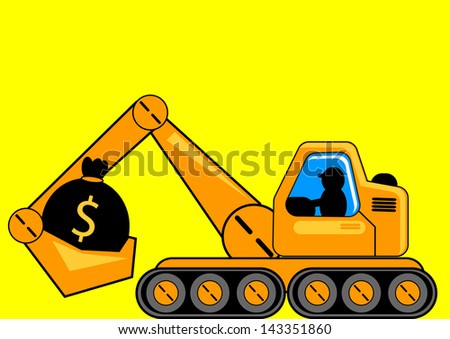 illustration vector graphic of building business - stock vector