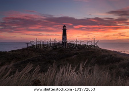 Spurn Point, disused lighthouse in East Yorkshire (UK)