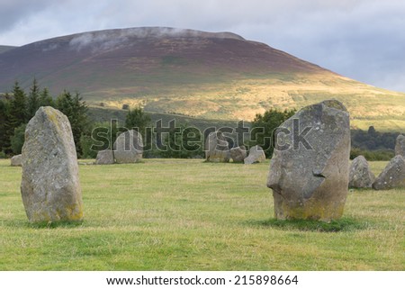 Castlerigg Stone Circle, near Keswick in Cumbria