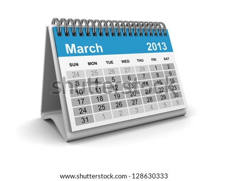 Calendar 2013 March Calendar 2013 March