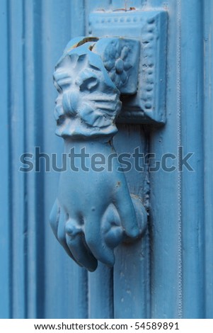 Old French door knocker.