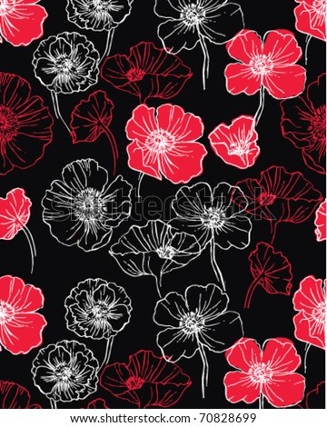 Repeat Trend Florals 2 seamless floral repeat pattern suitable for repeat in Repeat Trend Florals 2 seamless floral repeat pattern suitable for repeat in