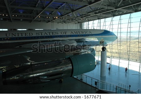 The Air Force One at the Reagan Presidential Library