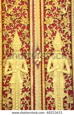Religious architecture created in Thai temples