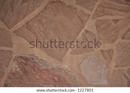 Terracotta floor tiles