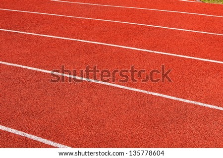 texture of the running track