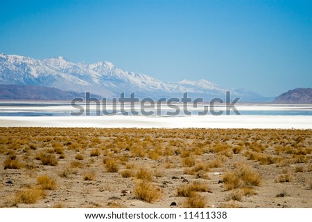 Death Valley National Park salt flats desert