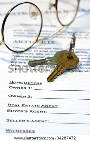 Contract for the sale of a New Home (lorem ipsum - fake text)