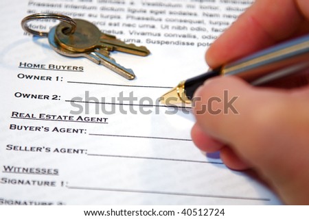 Contract for the sale of a New Home (lorem ipsum - fake text)