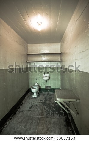 Prison cell at the historic Alcatraz
