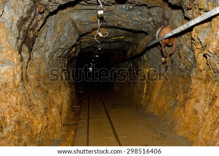 underground mining tunnel